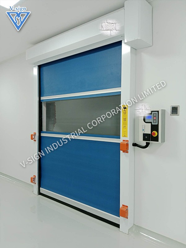 PVC High Speed PVC Roller Up Door